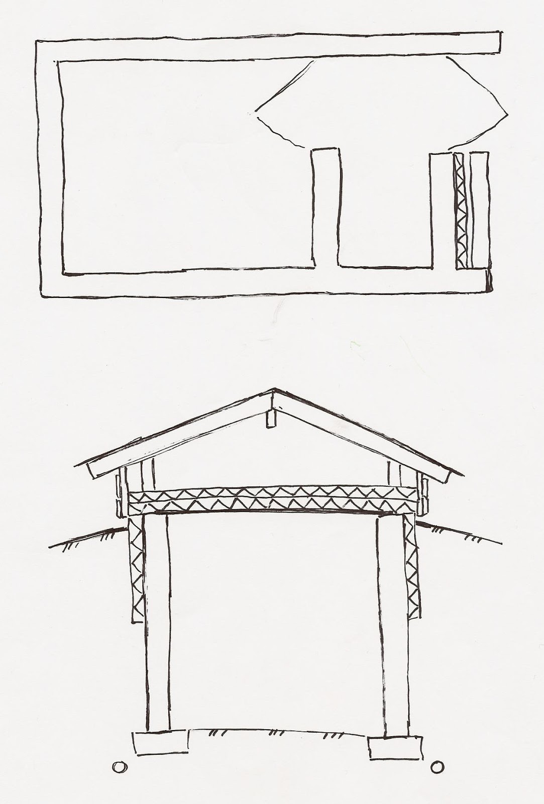 Hahmotelma kellarin rakenteesta